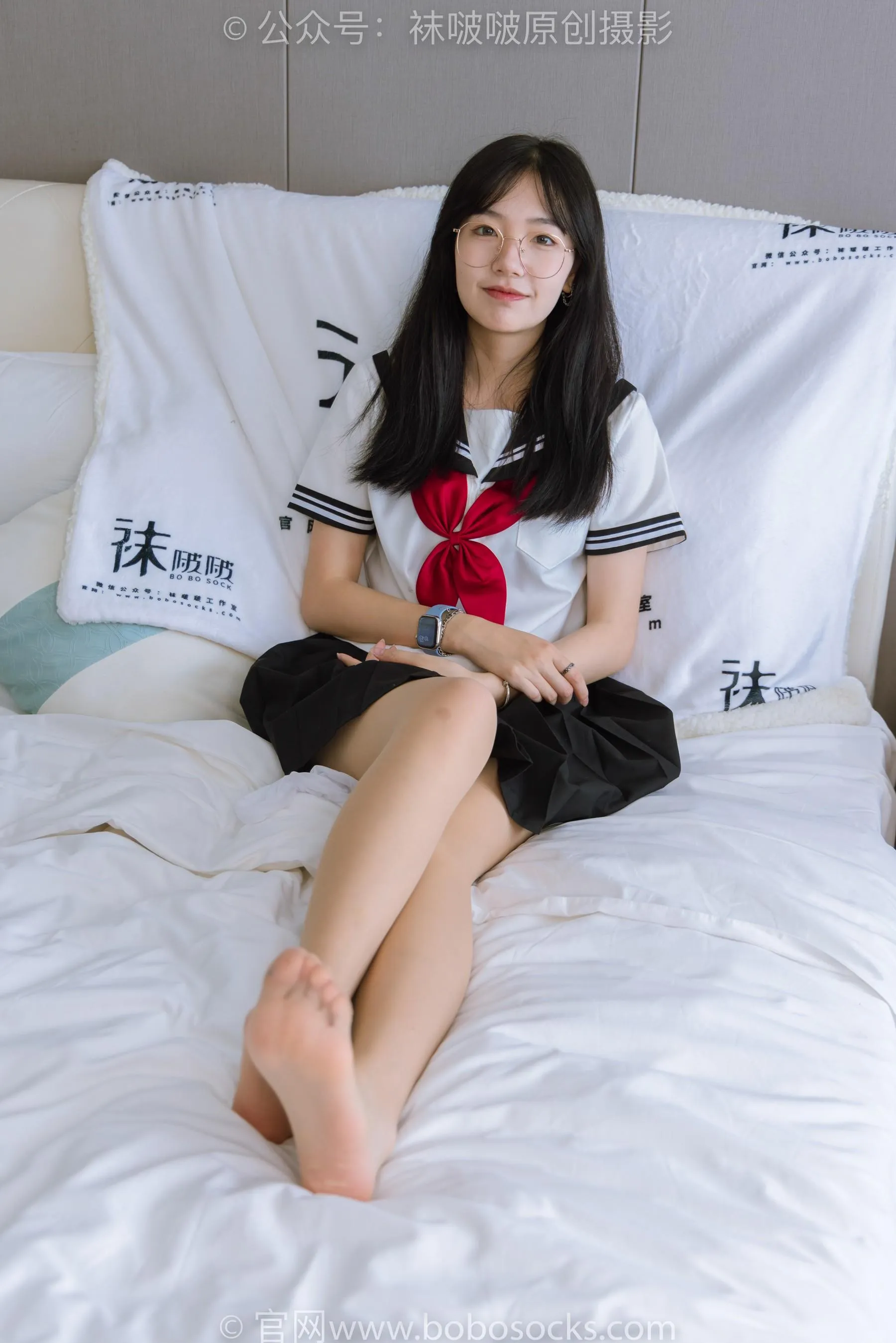 [BoBoSocks袜啵啵]NO.197 小甜豆-皮鞋、短白丝、肉丝、jk制服[23] [52P]插图8